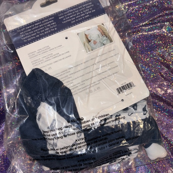 Yeti Muslin Lovey Security Blanket - Picture 2 of 4